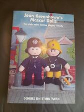 Jean Greenhowes Mascot Dolls (ten dolls with knitted stands). KNITTING PATTERNS 