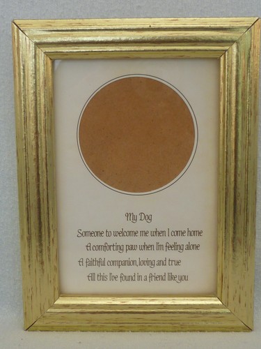 Dog photo frame with - dog",