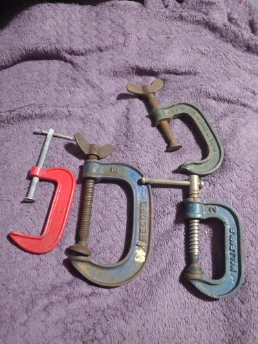Record clamps and two - record,