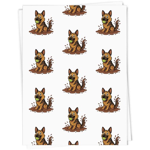 Muddy german shepherd gift - german, shepherd'