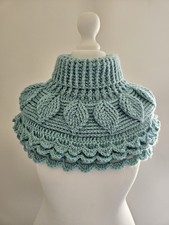Duck Egg Blue Handmade Cowl/Neckwarmer Adult/Teen Size