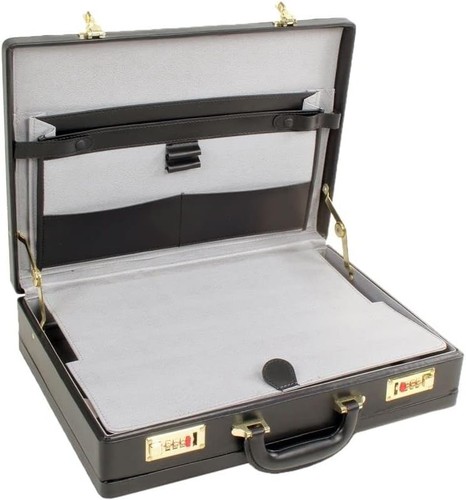 Mens black executive briefcase - executive,