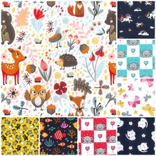 polycotton fabric QUALITY craft  3 METRE PIECE  floral novelty SALE REDUCED