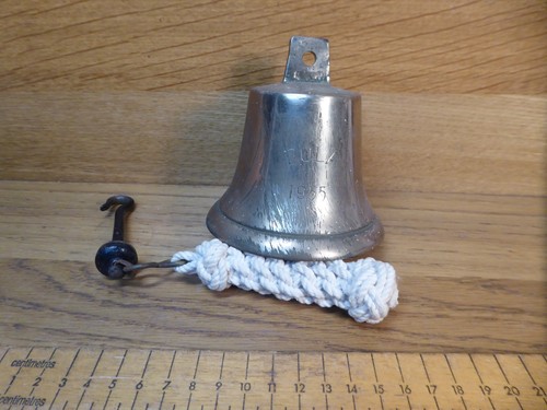 Small ships bell - ships, engraved
