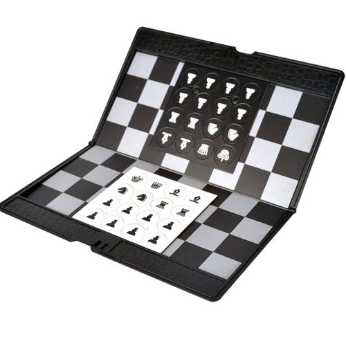 Portable folding chess board - portable,