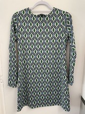 Zara green blue geometric - green,