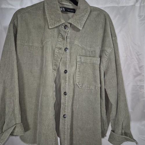 Zara green corduroy - green, jacket
