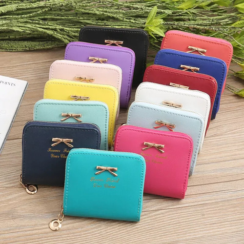 Women bowknot small coin purse - women,