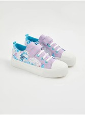New Girls Women's Disney Stitch Tie Dye Flatform Trainers UK Size 3 Double Strap