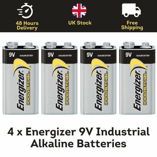 Energizer industrial - 4x, 9v