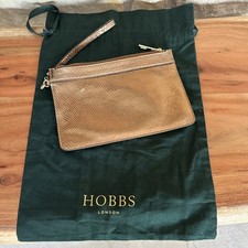 HOBBS Leather Bronze Colour Small Bag