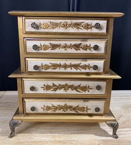 Vtg jewelry music box claw - vtg,