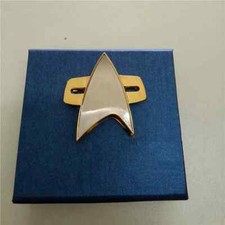 For ST Voyager Communicator Magnetic Badge ST VOY Starfleet Pin Brooch Props New
