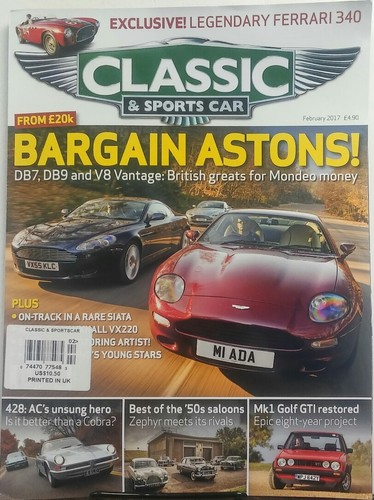Classic sports car uk feb - classic, &