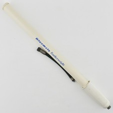 Vintage White Bluemels Featherweight Bike Pump & 2x Adapters England Bicycle