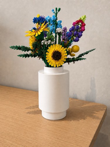 Printed lego inspired vase - printed,
