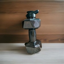 Water Fillable Empty Dumbbell Weight. 1.5 litre. Clear Black Plastic Non Toxic  