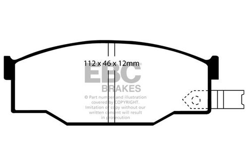 Dp531 ebc ultimax - ultimax, front