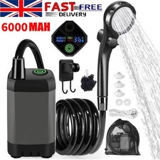 Portable camping shower usb - shower,
