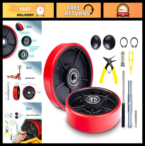 Pallet jack steering wheel set - jack,