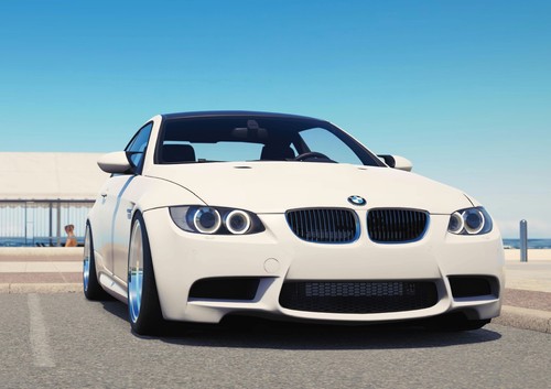 Bmw the beach poster - bmw,