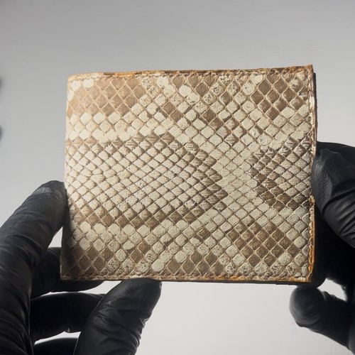 Natural burmese python bifold - burmese,