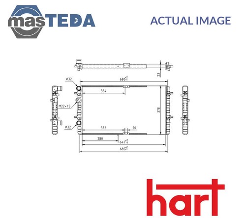 602 132 engine cooling - 602,