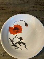 Vintage Wedgwood Corn Poppy Susie Cooper  8” Cereal Fruit  Pasta Dessert Bowl