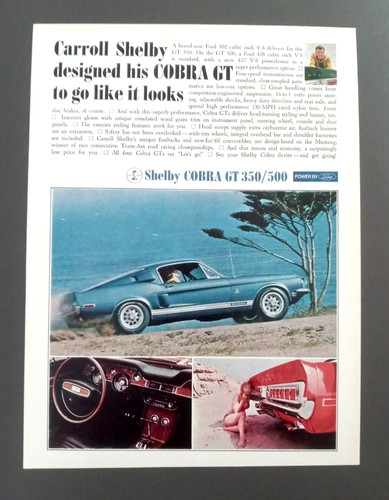 1968 ford shelby - ford, 500