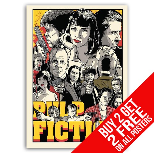 Pulp fiction poster - bb8, print