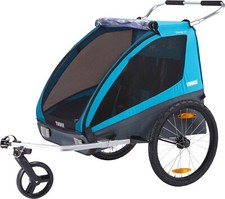 Thule Coaster XT Bike Trailer Trailer Blue Inc Bike + Buggy Kit