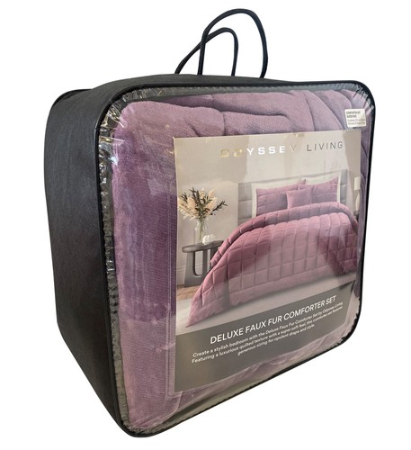 Deluxe faux fur 3pc - deluxe, comforter