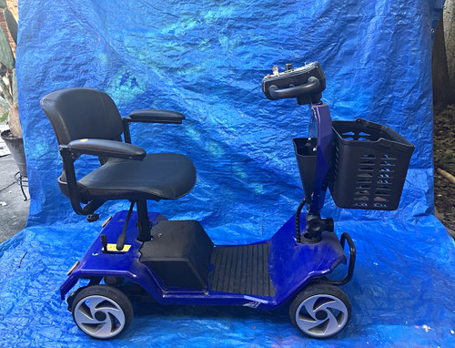 Blue electric wheel - 4-wheel, mobility