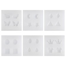 6pcs Silicone Earring Mold DIY