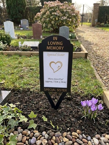 Loving memory photo frame - photo,