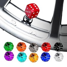 Tyre Valve Dust Caps Dice Bike
