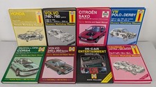 Assorted Bundle Of 8x Haynes Hardback Workshop Car Service & Repair Manuals
