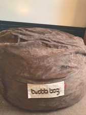Genuine MIDI ’Budda Bag’  NOT BUDDHABAG chocolate brown bean bag memory foam 5ft