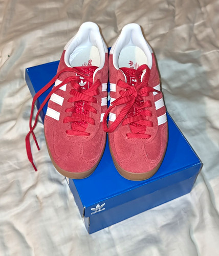 Adidas gazelle red suede - adidas,
