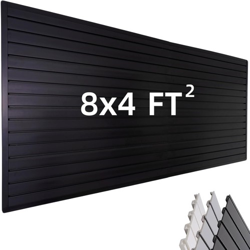 Pvc slat wall paneling garage - slat,