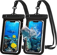 2 Pcs Waterproof Phone Pouch Underwater Case Cover Universal Dry Bag Mobile Dive