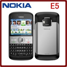 Nokia E Series E5 E5-00 5MP 3G network - Carbon Black siler Unlocked Smartphone