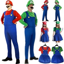Mens Adult Super Mario and