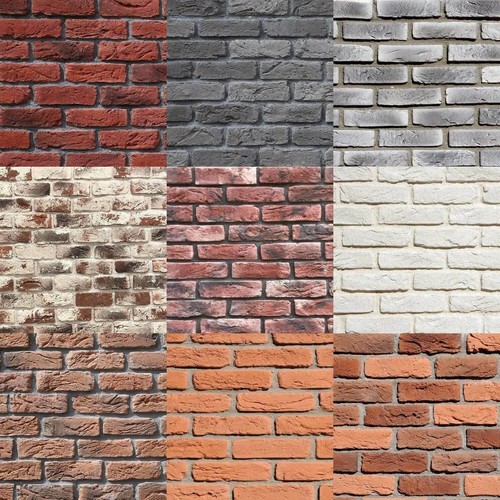 Decorative brick wall - brick,,