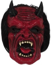 Halloween Devil Mask with Hair