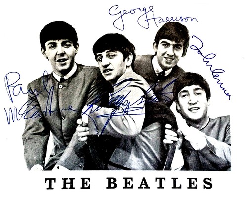 The beatles autograph reprint - beatles,