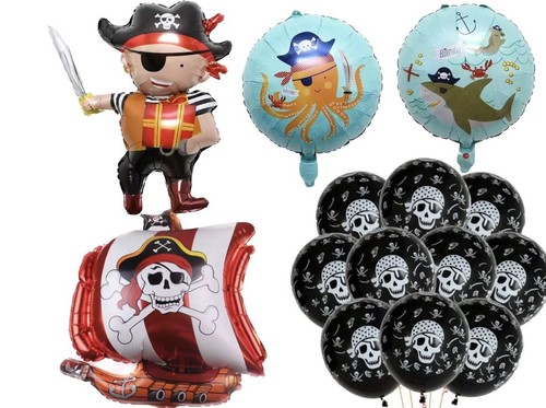Pirate birthday balloons party - balloons,