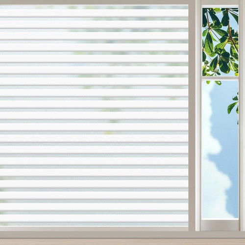 Frosted stripes window - 2-5m,