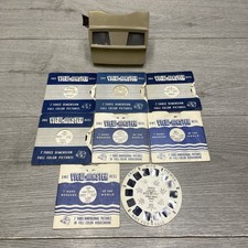 Vintage Sawyers USA Viewmaster Viewer with bundle of mixed reels