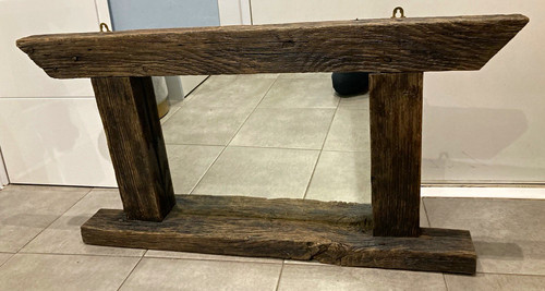 Old rustic oak - old, mirror
